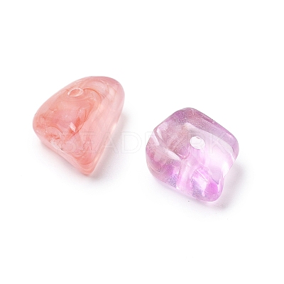 Transparent Acrylic Beads TACR-P013-A06-B-1