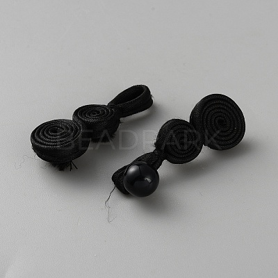Handmade Chinese Frog Knot Buttons Sets AJEW-WH20070-018B-1