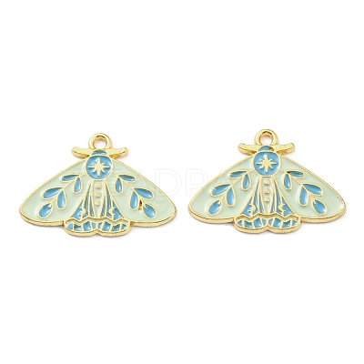 Alloy Enamel Pendants X-ENAM-D051-02G-1
