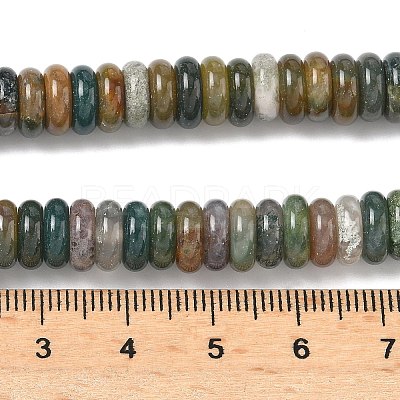 Natural Indian Agate Beads Strands G-G329-A05-3x8mm-1