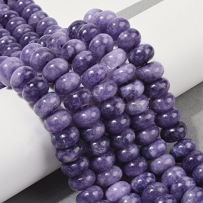 Dyed Natural White Jade Beads Strands G-G107-A12-01-1