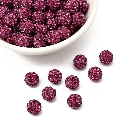 Pave Disco Ball Beads RB-H258-8MM-502-1