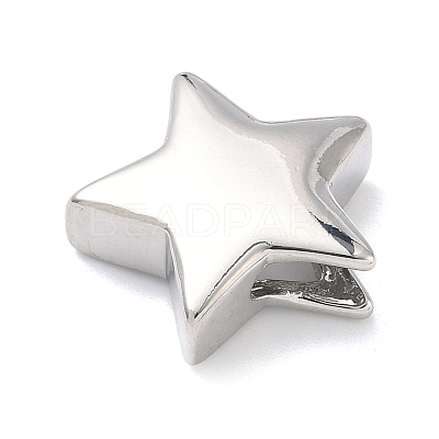 Star Brass Slide Charms LS-KK-P349-18A-P-1