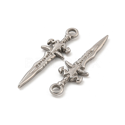 Non-Tarnish 304 Stainless Steel Pendants STAS-O004-06D-P-1