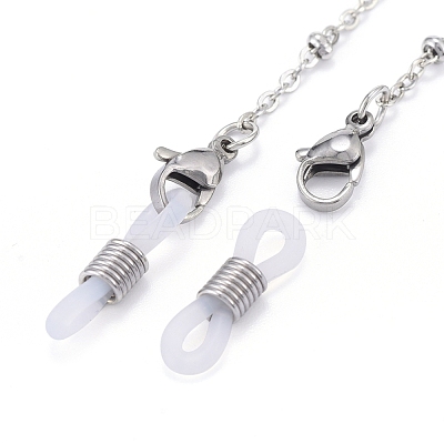 Eyeglasses Chains AJEW-F044-03-P-1