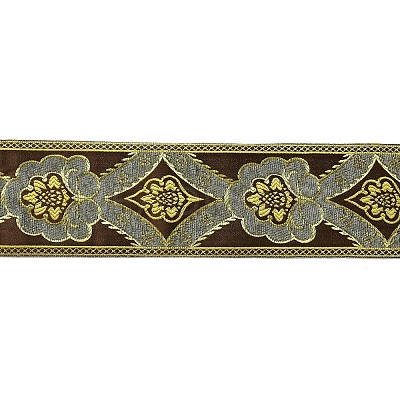 Flat Chenille Jacquard Woven Ribbons SRIB-XCP0001-17A-1