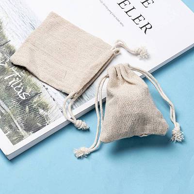 Cotton Packing Pouches Drawstring Bags LS-X-ABAG-R011-8x10-1