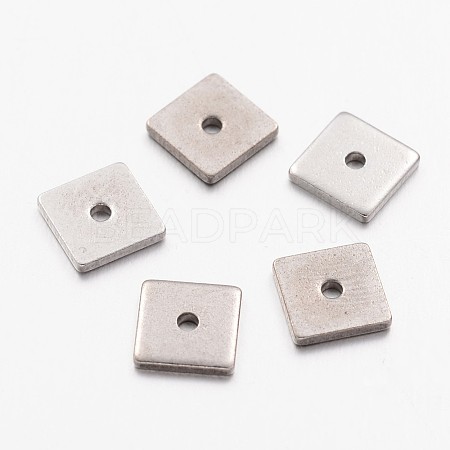 Non-Tarnish 304 Stainless Steel Spacer Beads STAS-E134-6mm-19P-1