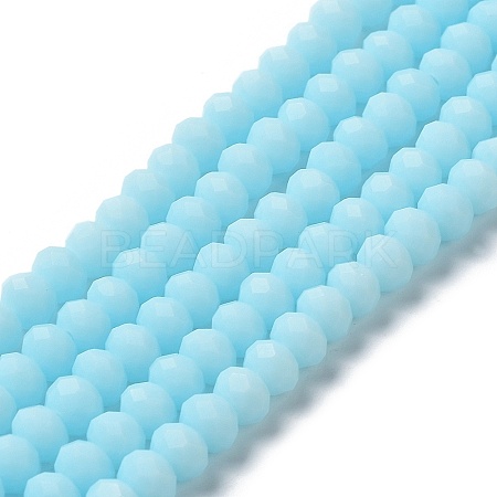Glass Beads Strands EGLA-A034-P3mm-MD06-1