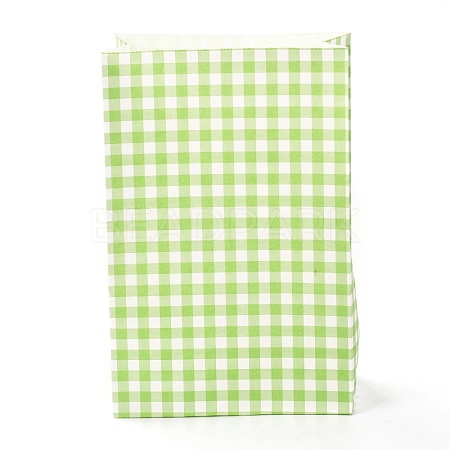 Rectangle with Tartan Pattern Paper Bags CARB-Z001-01C-1