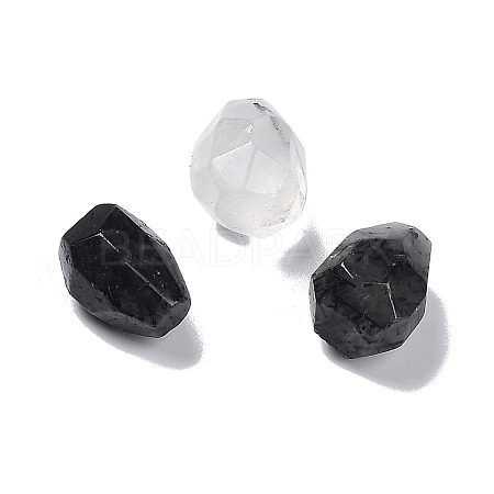 Natural Black Rutilated Quartz Beads G-F747-03B-1