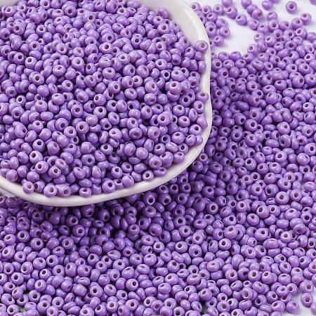 8/0 Baking Paint Glass Seed Beads SEED-M012-02A-47-1