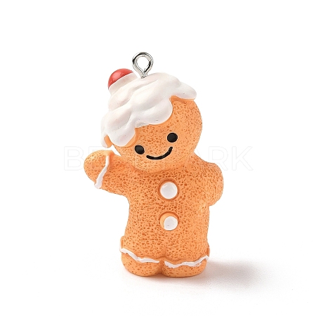 Christmas Theme Opaque Resin Pendants LS-RESI-I336-01P-06-1