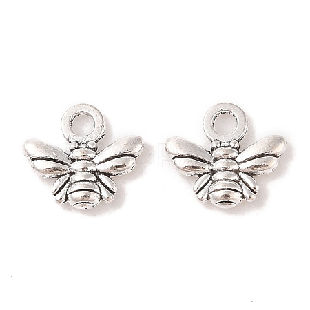 Tibetan Style Alloy Charms TIBEP-A123292-AS-FF-1