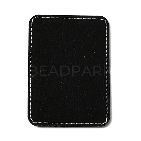 Imitation Leather Laserable Label Tags FIND-WH0112-79B-1