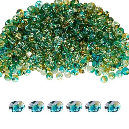 45G Transparent Baking Paint Glass Seed Beads SEED-SZ0001-028C-1