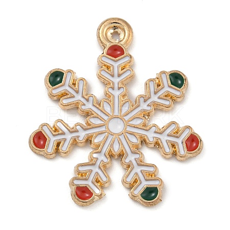 Christmas Theme Alloy Enamel Pendants ENAM-Z019-01D-1