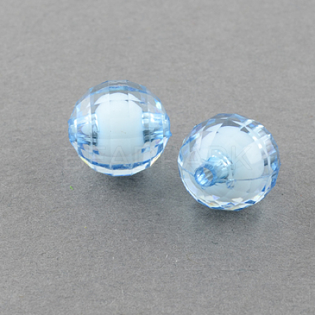Transparent Acrylic Beads TACR-S086-08mm-22-1