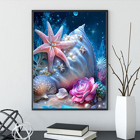 Shell Pattern Fancy Ocean Theme DIY Diamond Painting Kit WG49359-04-1