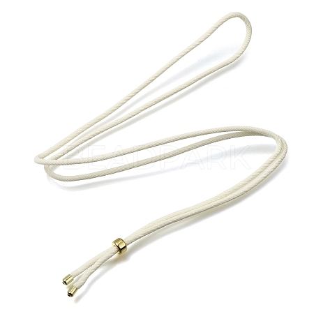 2.5MM Adjustable Braided Nylon Cords Necklace Making FB-CBAA152-02G-34-1