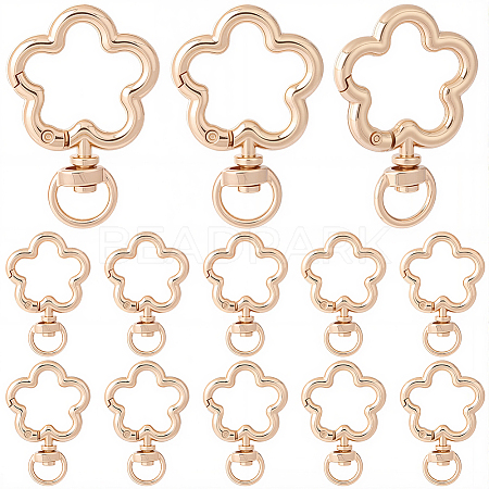 24Pcs Alloy Swivel Clasps FIND-SC0017-49A-1