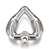 Non-Tarnish 304 Stainless Steel Open Pendants STAS-I105-09P-C-2