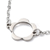 201 Stainless Steel Link Bracelets with Cable Chains BJEW-P297-01P-A-2
