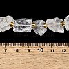 Raw Rough Natural Quartz Crystal Beads Strands G-Z131-J01-01-5