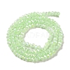 Baking Electroplate Glass Beads Strands DGLA-A039-J4mm-B10-2
