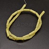 Natural Lemon Jade Column Beads Strands G-F247-10-2