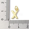 Rack Plating Brass Charms KK-P245-06G-X-3