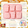 Burger French Fries Drink shaped Silicone Molds ST-CJ0043-056-2