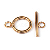 Ion Plating(IP) 304 Stainless Steel Toggle Clasps X-STAS-G130-39G-2