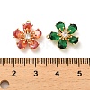 Glass Charms KK-P260-07G-3