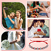 24Pcs Alloy Oval with St. Benedict & Cross Beads Bracelets BJEW-GO0001-23-6