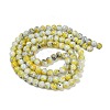 Drawbench & Baking Paint Glass Beads Strands GLAA-S176-03-3