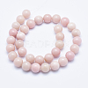 Natural Pink Opal Beads Strands G-E444-28-6mm-2