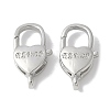 Brass Lobster Claw Clasps KK-F893-04P-1