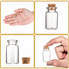 Glass Jar Glass Bottles X2-AJEW-H004-7-1-4