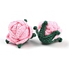 Cotton Knitting Artificial Flower DIY-P082-01C-2