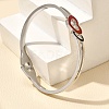 304 Stainless Steel Hinged Bangles for Women BJEW-F474-37P-02-1