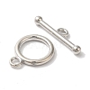 Rack Plating Brass Toggle Clasps KK-A225-06P-2