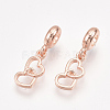 Alloy European Dangle Charms MPDL-S067-010RG-1