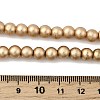Electroplated Synthetic Non-magnetic Hematite Beads Strands G-H327-D01-01A-4