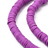 Handmade Polymer Clay Beads Strands CLAY-R089-8mm-Q061-3
