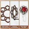 2 Sets 2 Styles Wall Hanging Terrarium Planter with Plastic Tube ODIS-GA0001-53C-4