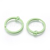 Spray Painted Iron Split Key Rings IFIN-L038-02-FF-1