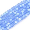 Transparent Glass Beads Strands EGLA-A044-T2mm-MB14-1