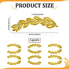 6 Pairs PVC Self Adhesive Patches PATC-BC0015-78-2