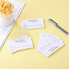 50Pcs Paper Appointment Reminder Cards AJEW-TADJ0001-22-5